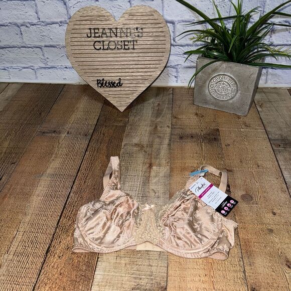 Playtex Secrets Lifts & Supports Full Figure Unlined Underwire Bra 4422
Size 34C - Picture 2 of 7